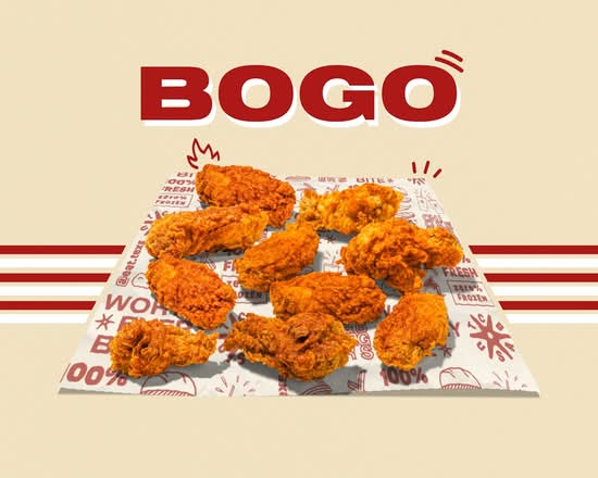 10 Pc Fiery Wings!