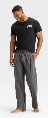 Men's Be Good Short Sleeve Pajama Set - Goodfellow & Co™ Black S