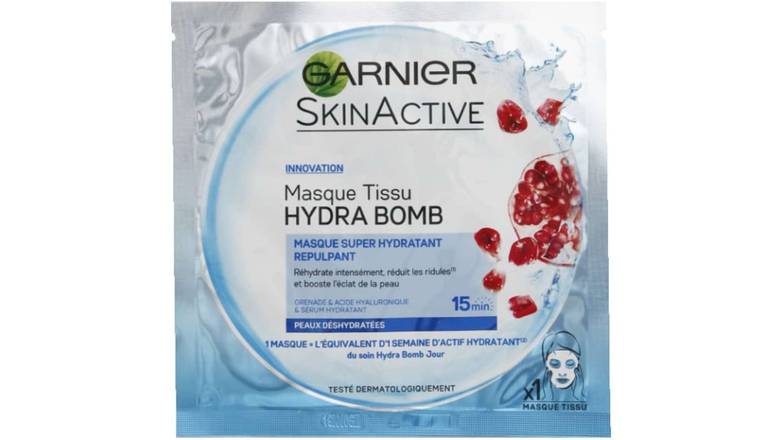 Garnier Masque Tissu Hydra Bomb - Skin Active Le masque de 32 g
