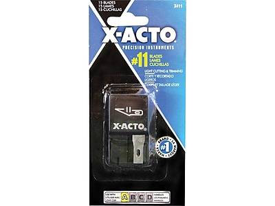 X-Acto Knife Blades No. 11 Blade With Safety Dispenser ( 15 ct )