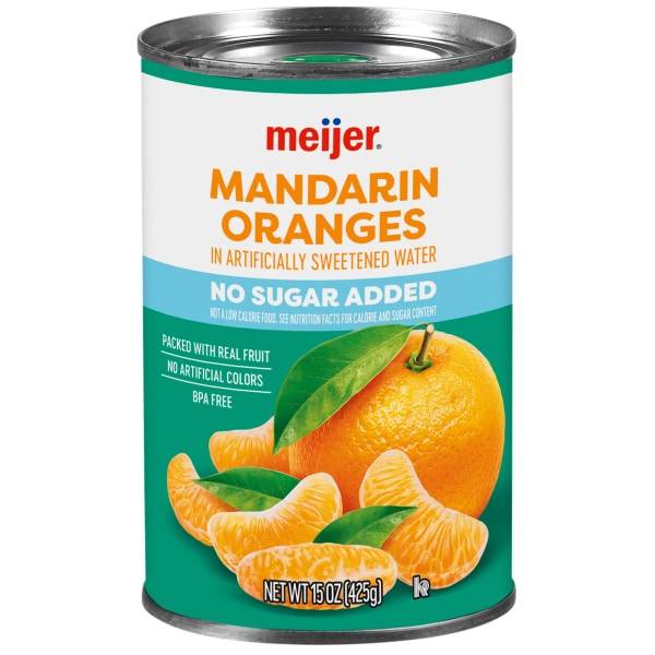 Meijer No Sugar Added Mandarin Oranges