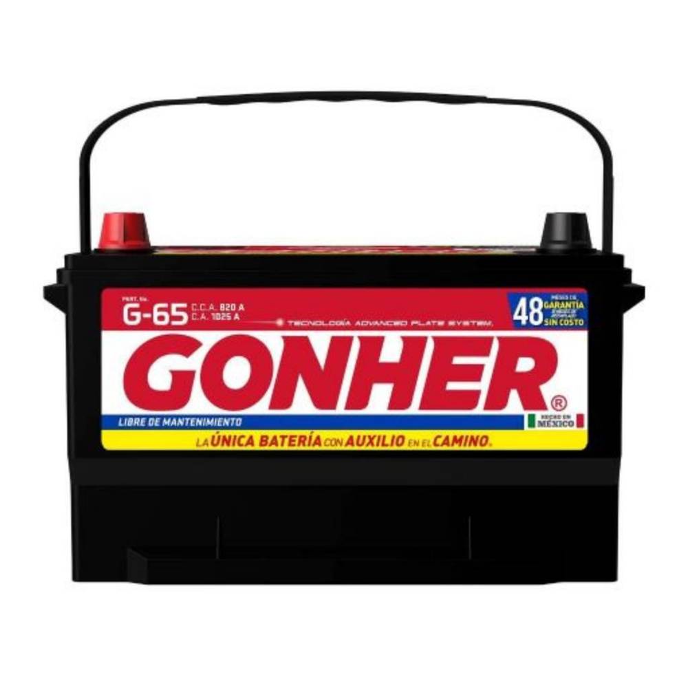 Gonher batería para auto g-65 12 v (1 pieza)