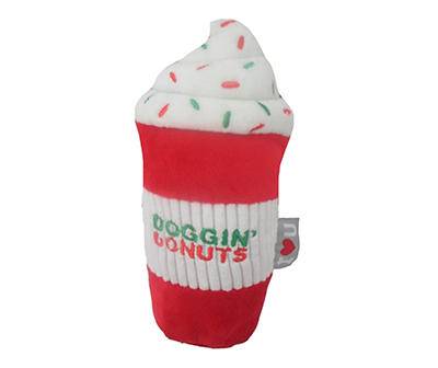 "Doggin Donuts" Latte Plush & Spike Ball Dog Toy