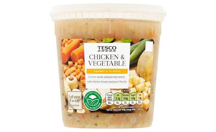 Tesco Chicken & Vegetable Soup 600g (404453)