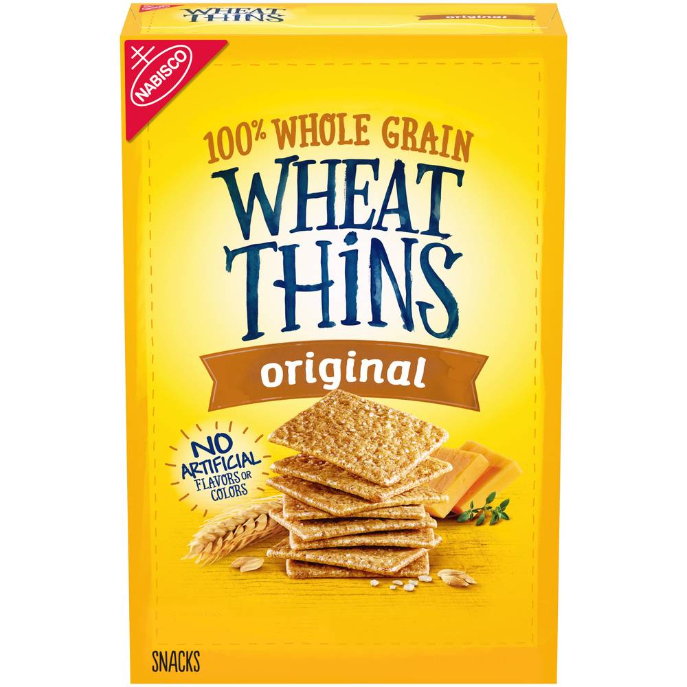 Wheat Thins Original 100% Whole Grain Snacks (8.5 oz)