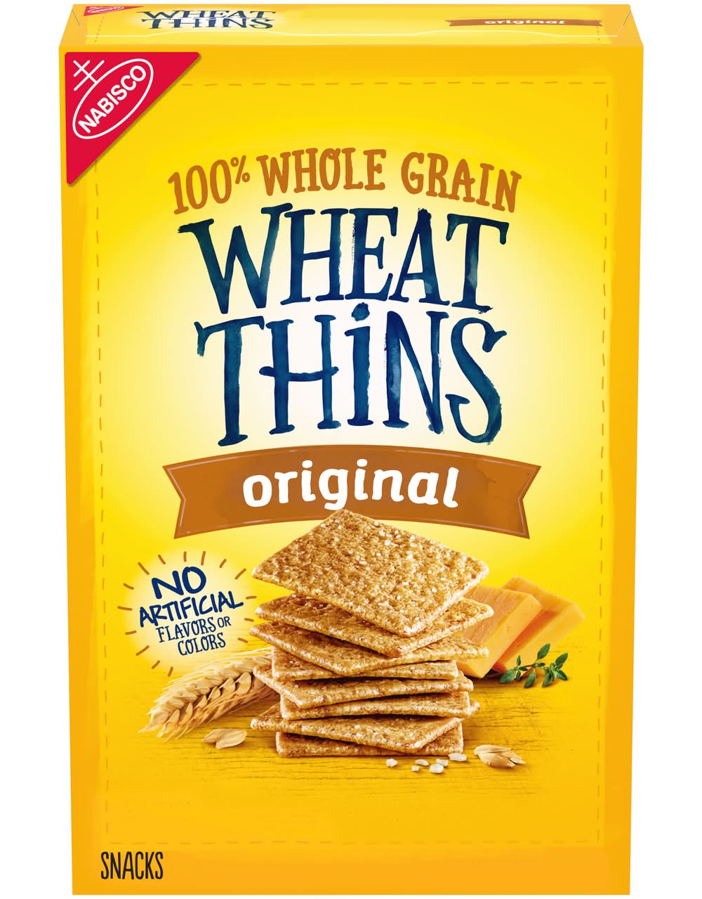 Wheat Thins Original 100% Whole Grain Snacks (8.5 oz)