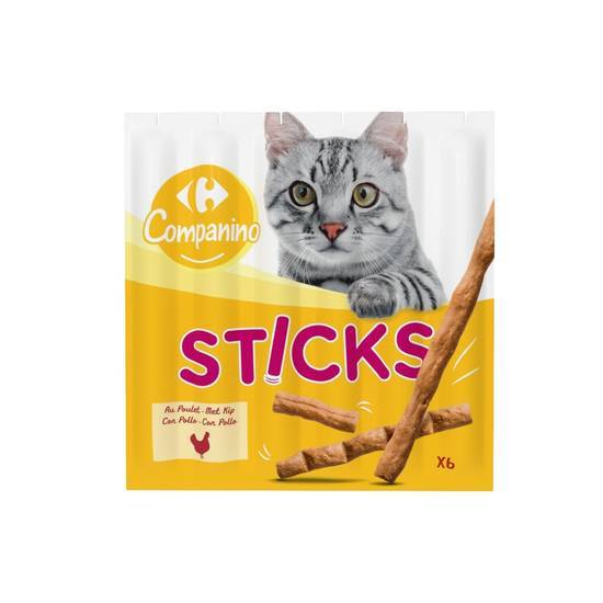 Carrefour Companino - Sticks poulet pour chats