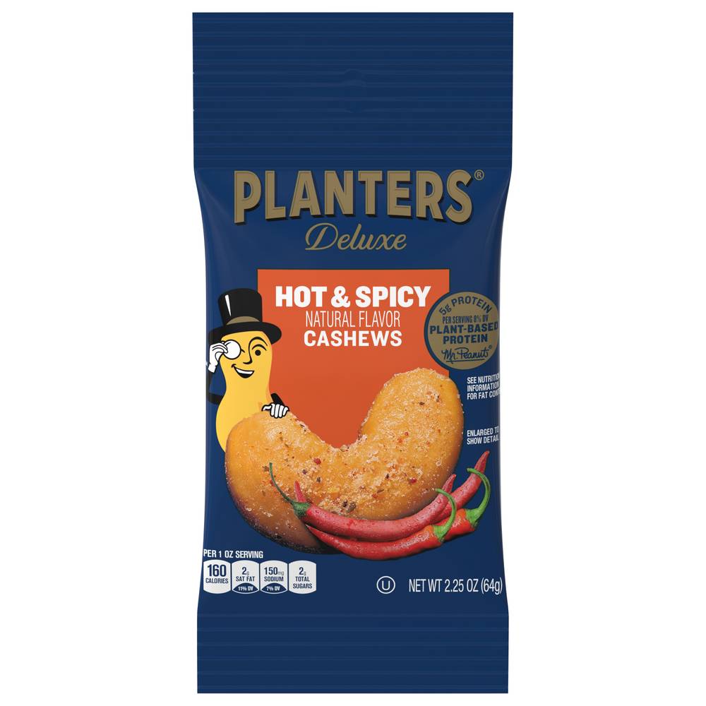 Planters Cashew Nuts, Hot-Spicy (2.25 oz)