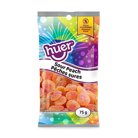 Huer Foods Sour Peach Candy