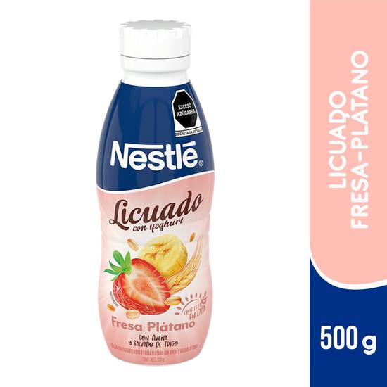 Nestlé licuado con yoghurt sabor fresa plátano (botella 500 g)