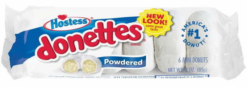 Hostess Donettes Powdered Mini 6-Count