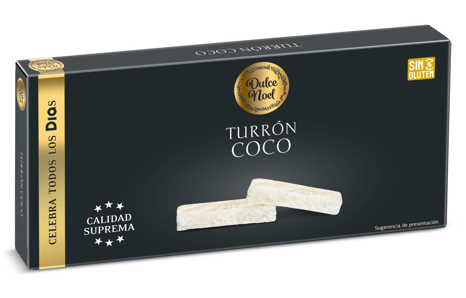 Turrón De Coco Dulce Noel Dia Caja 150 G