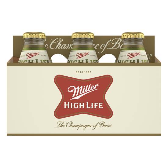 Miller High Life American Lager Beer (6ct, 7 fl oz)