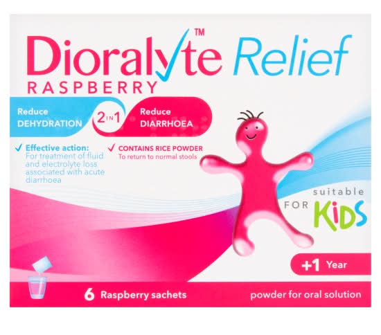 Dioralyte Raspberry, Powder For Oral Solution (6 pack)