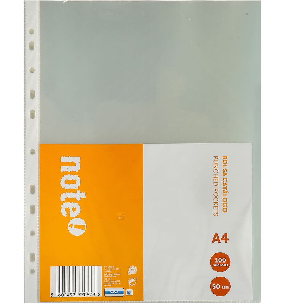 Bolsa Catálogo 100Microns 50 Unidades Note!