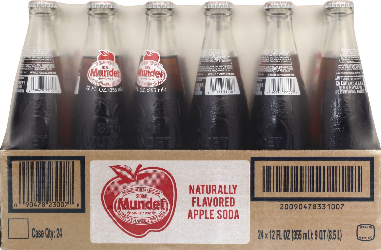 Sidral Mundet (24 ct, 12 oz)