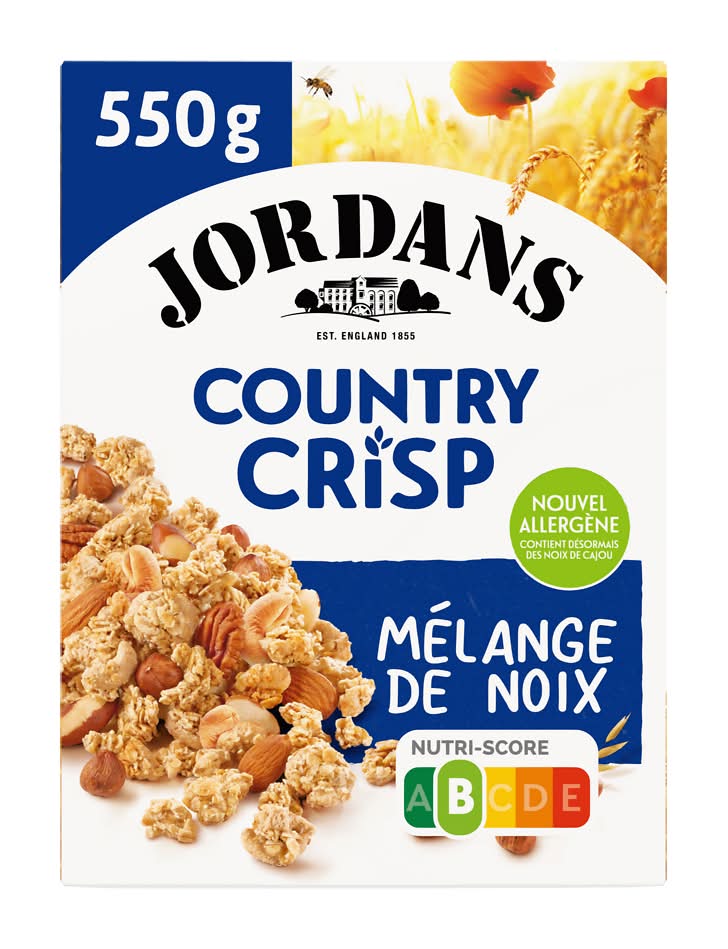 Céréales country crisp mélange de noix Jordans 550g