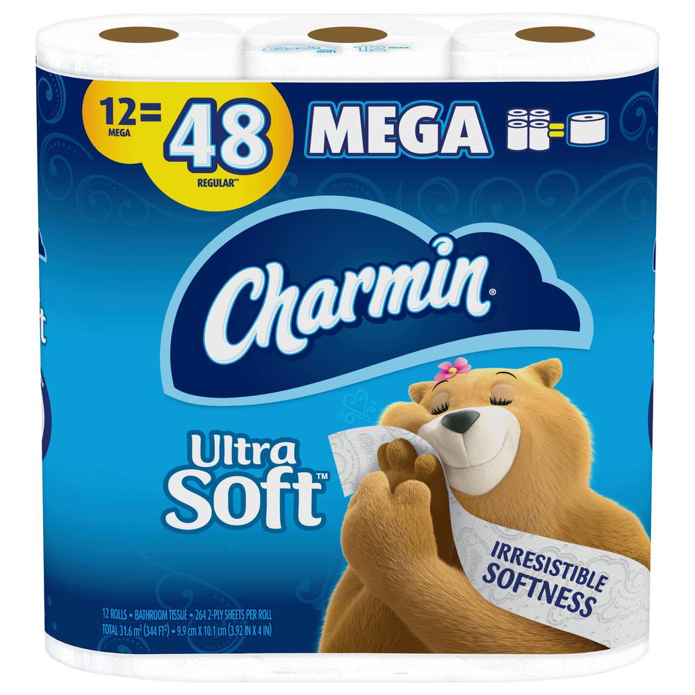 Charmin Mega Roll Bathroom Tissue (white)