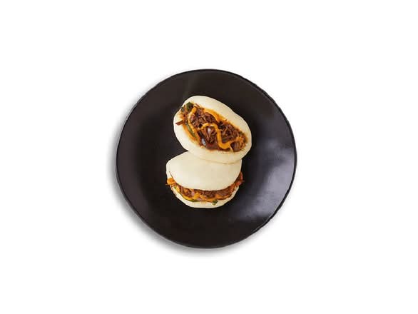 korean barbecue brisket bao buns