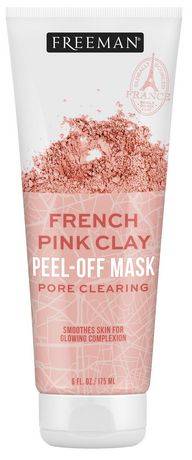 Freeman Exotic French Pink Clay Peel Off Mask Pore Clearing