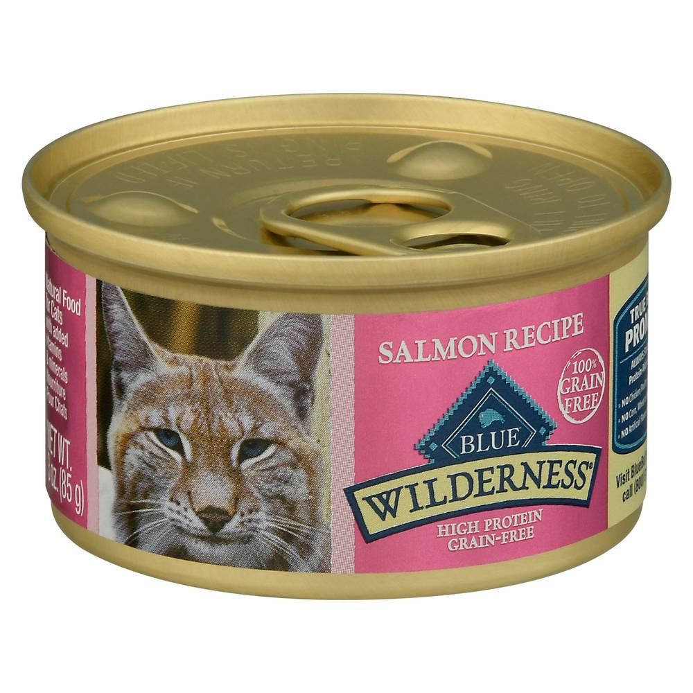 Blue Buffalo Wilderness Salmon Recipe Wet Cat Food (3 oz)