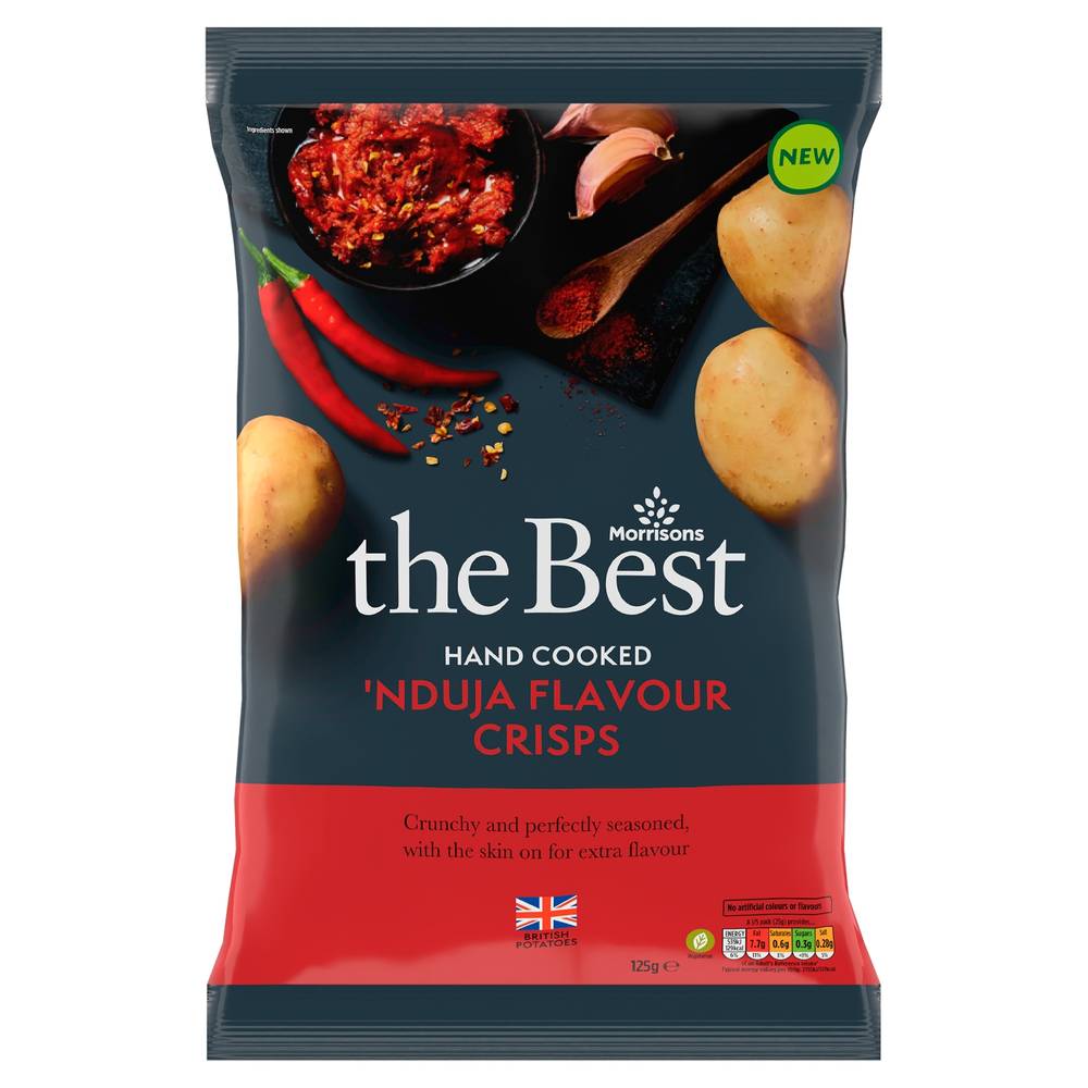 Morrisons Nduja, The Best Spicy Crisps (125g)