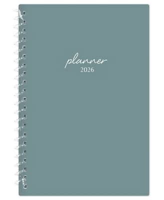 Blue Sky 2026 Weekly-Monthly Planning Calendar, 5x8 in, Alpine Green