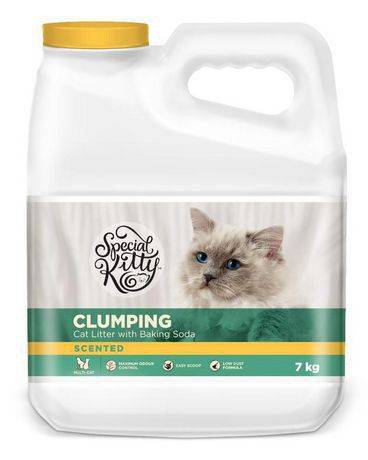 Special kitty litière pour chat parfumée agglomérante (7 kg) - clumping scented cat litter (7 kg)