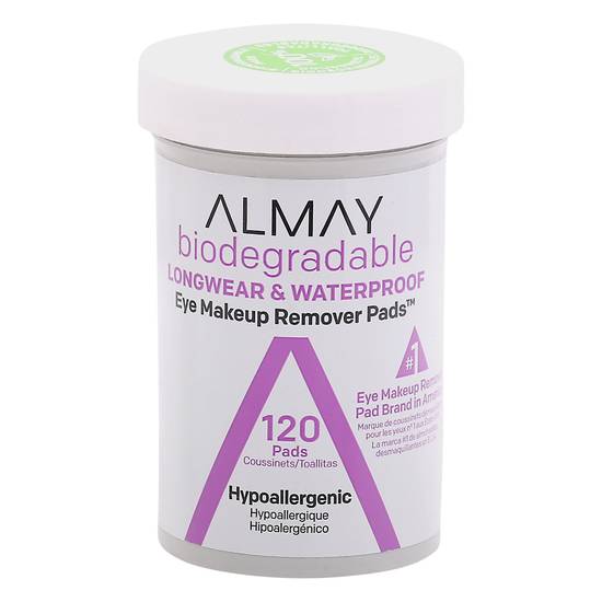 Almay Biodegradable Eye Makeup Remover Pads (120 ct)