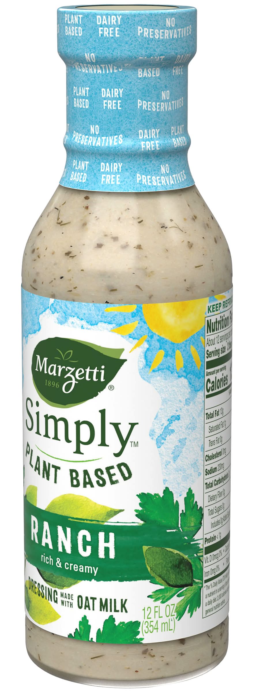 Marzetti Simply Plant Based Creamy Ranch Dressing Delivery Near Me | Order  Online | Uber Eats