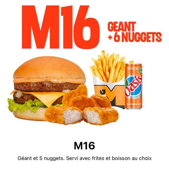 M16 - Géant + 5x Nuggets
