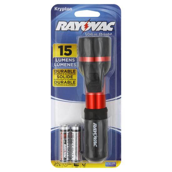 Rayovac Flashlight (black-red)