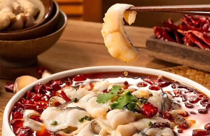 Spicy Fish Fillets With Chili Oil 麻辣水煮鱼