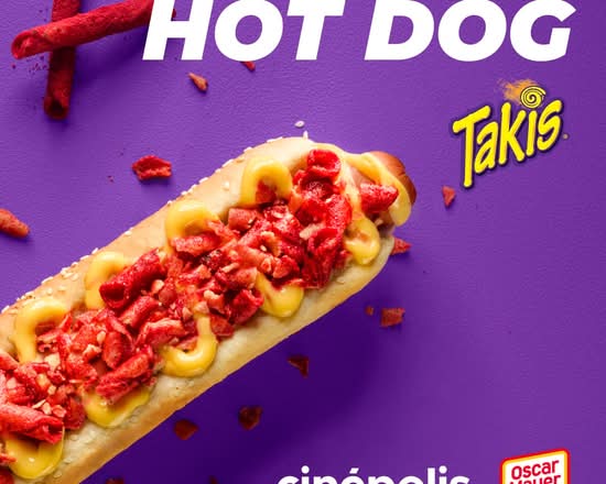Hot Dog Cinépolis® Takis® Fuego
