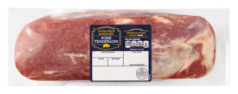 USDA Premium Boneless Pork Tenderloins - 2 Pack