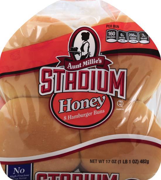 Aunt Millie's Stadium Hamburger Buns (8 ct) (honey)