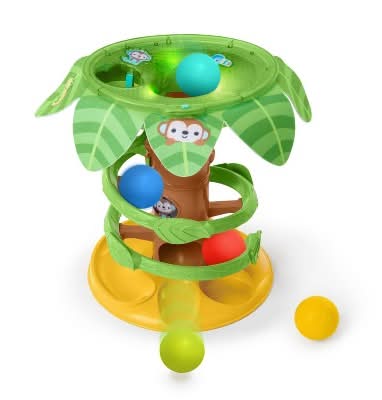 Bright Starts Tropical Twirl Ball Play Toy 6 Months+, Unisex
