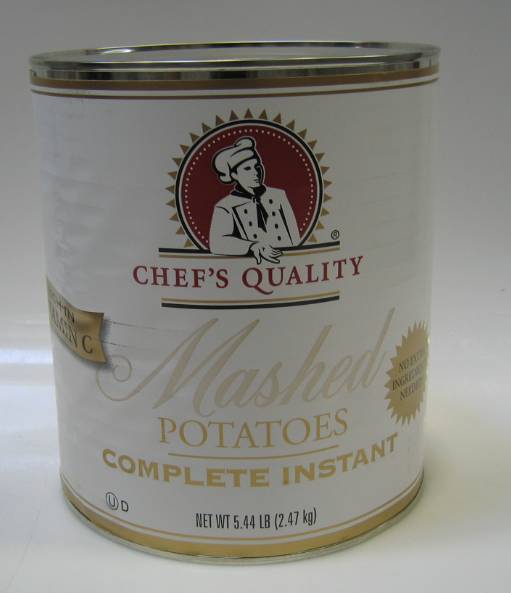 Chef's Quality - Complete Mashed Potatoes - #10 cans