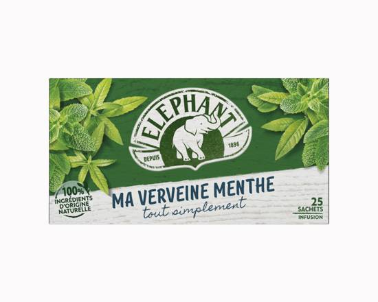 Tisane Ma Verveine Menthe ELEPHANT - Paquet de 25 sachets