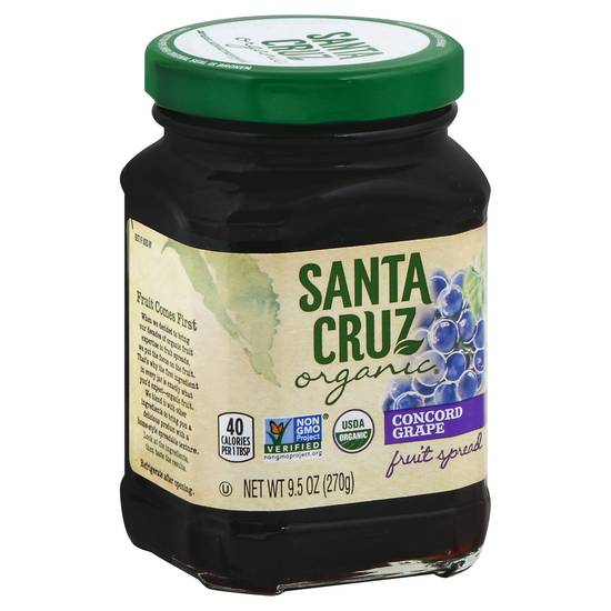 Santa Cruz Organic Concord Grape Fruit Spread 9.5 oz Delivery