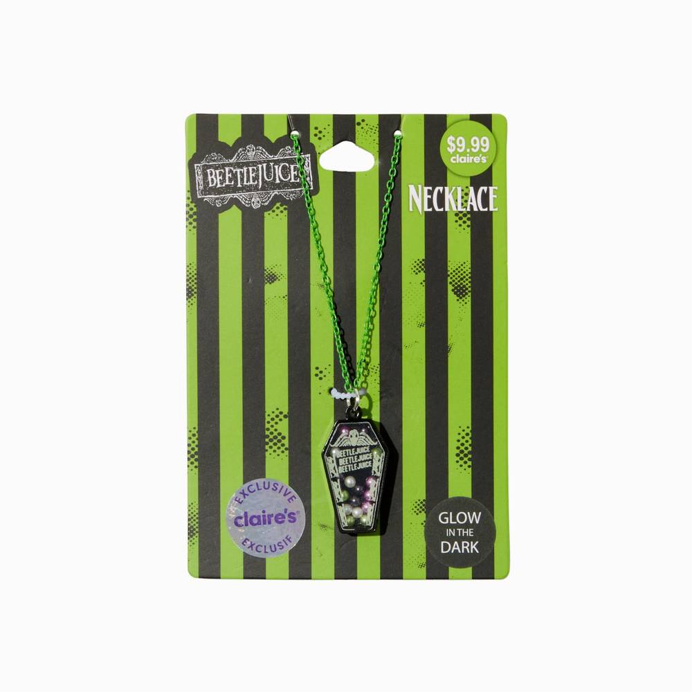 Claire'S Halloween Beetlejuice Necklace