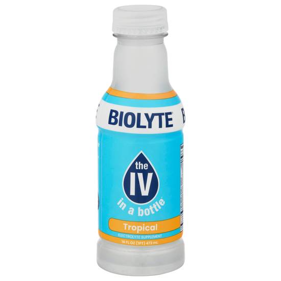 Biolyte Tropical, the Iv in a Bottle (473ml bottle)