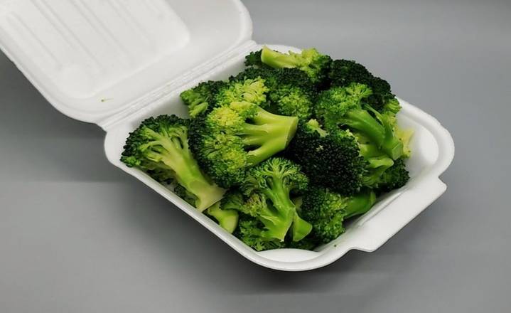 Steamed Broccoli-（小）水煮芥兰