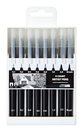 Artist Pens 8-Count