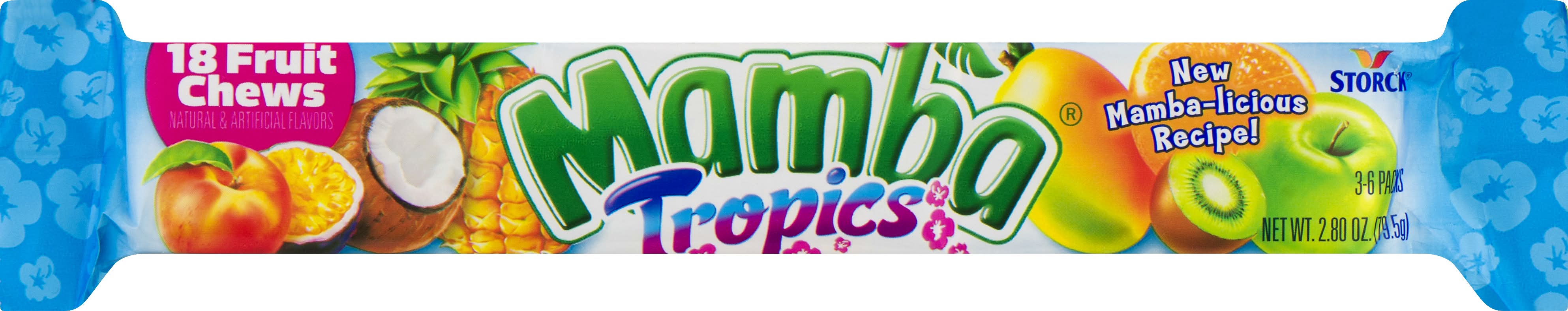 Mamba Fruit Chews Tropics (2.8 oz)