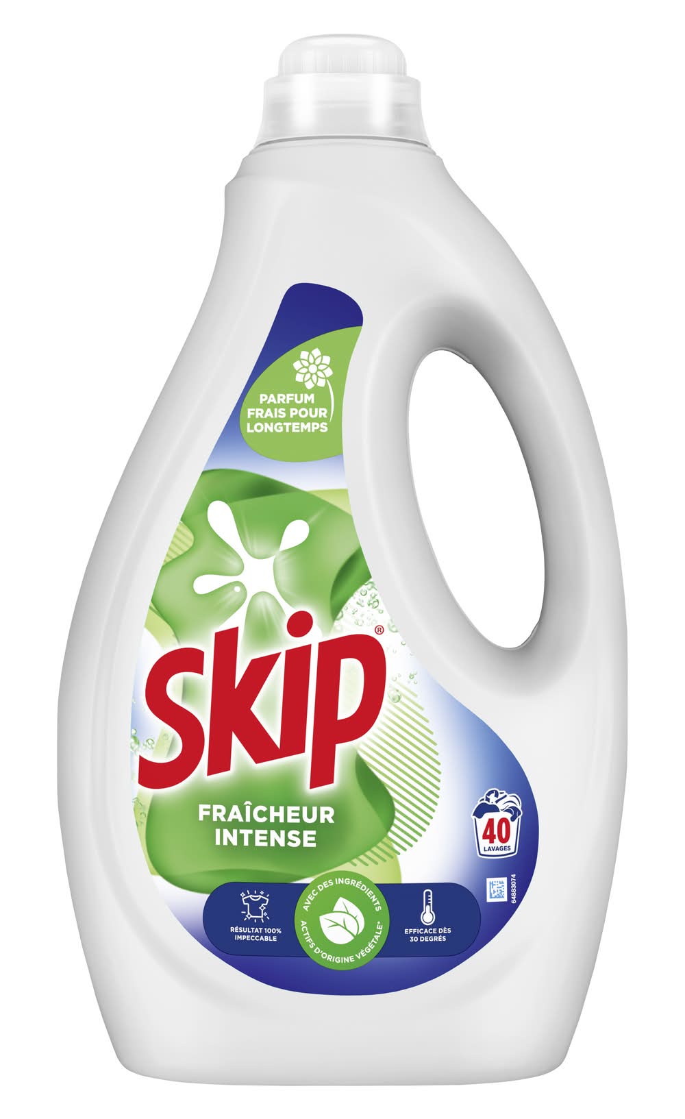 Skip - Lessive liquide fraîcheur intense 40 lavages (1,68L)