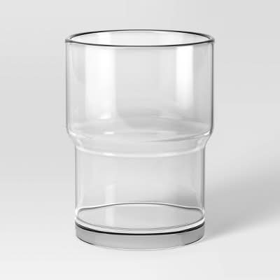 Threshold Glass Terra Tall Tumbler 16 oz, Clear