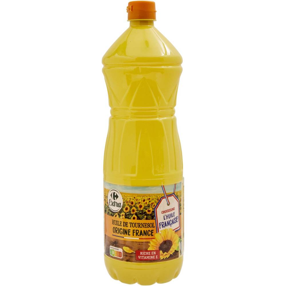 Carrefour Extra - Huile de tournesol (1L)