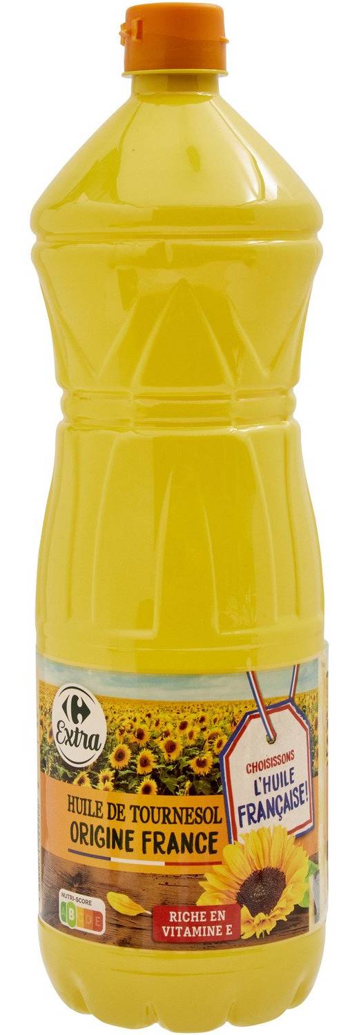 Carrefour Extra - Huile de tournesol (1L)