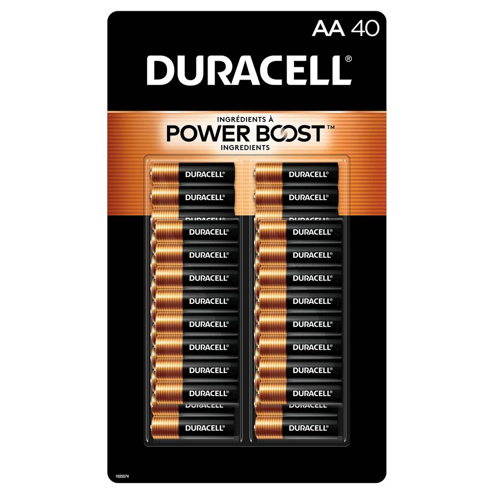 Piles CopperTop AAavec Des Ingrédients Power Boost (40 unités) - CopperTop AA Batteries With Power Boost Ingredients (40 units)